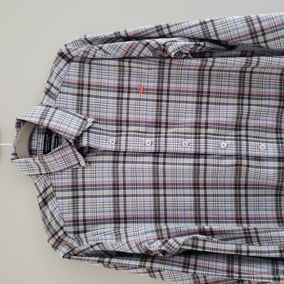 Southern Marsh Performance NWOT Men's Plaid Button Down Shirt Small Long Sleeve - Picture 2 of 13